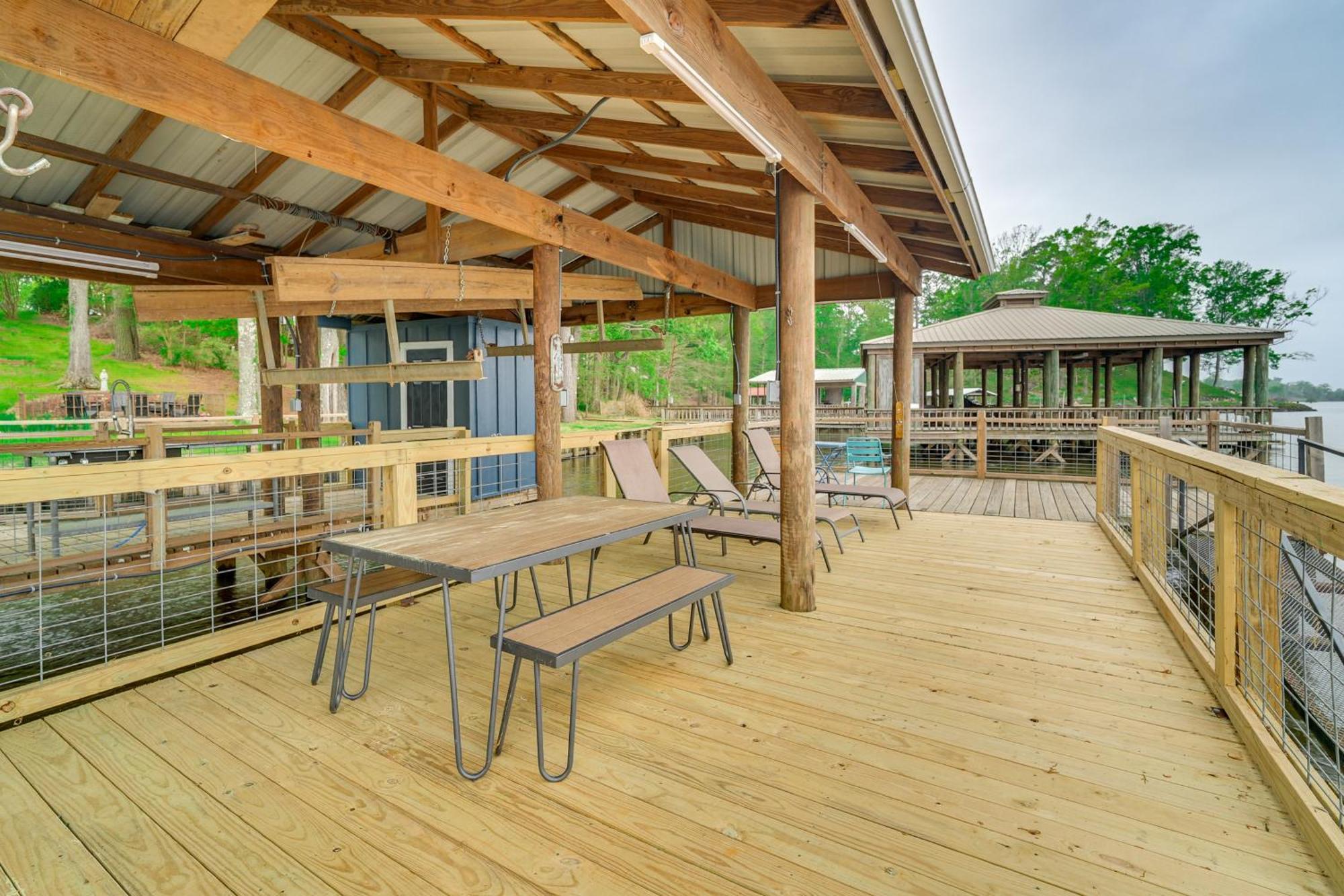 Waterfront House On Toledo Bend With Private Dock! Villa Alliance ภายนอก รูปภาพ